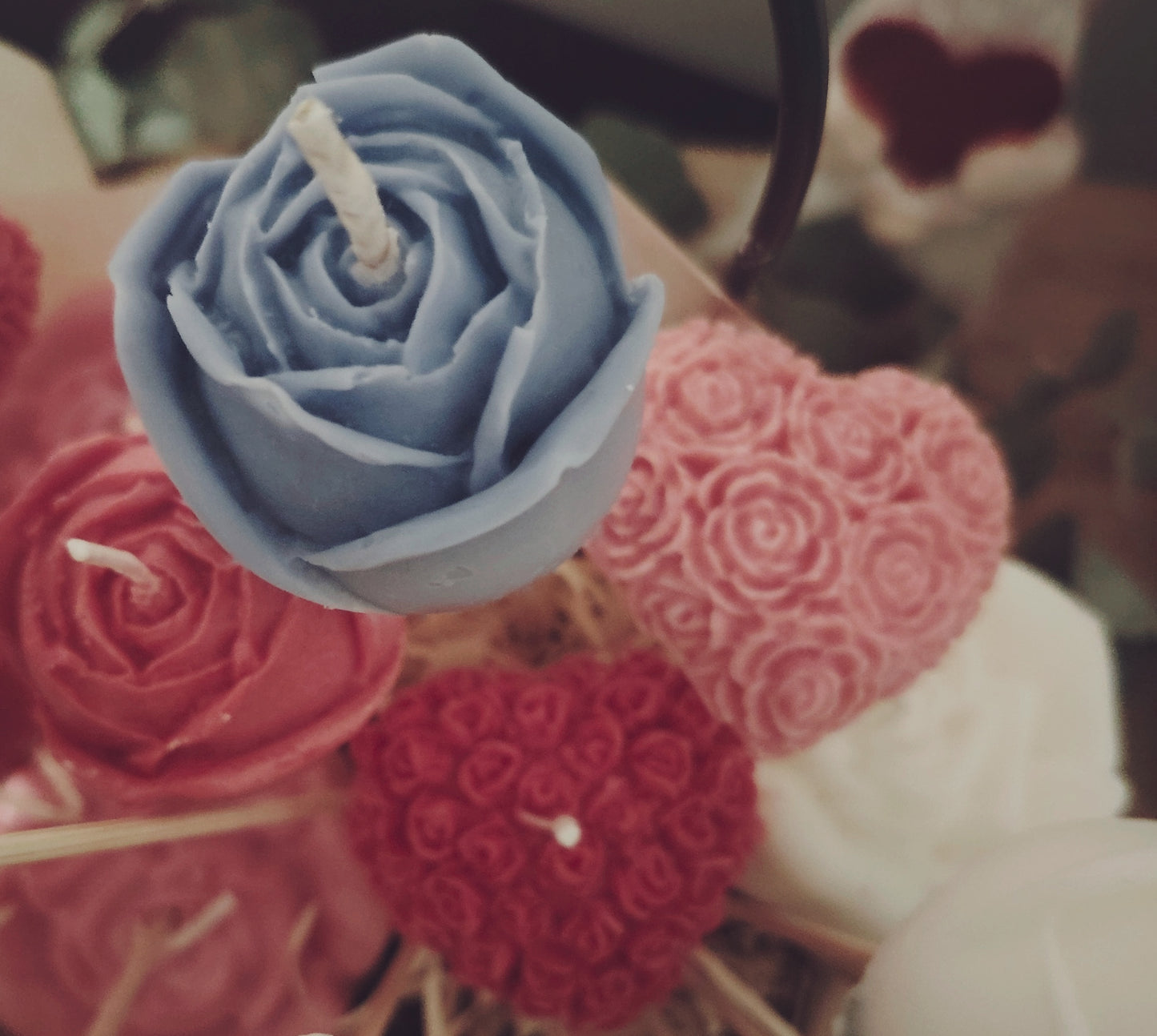 x12 Roses, Candles and Wax Melts Bouquet