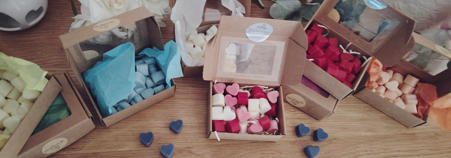 x30 Small Love Heart Scented Wax Melts