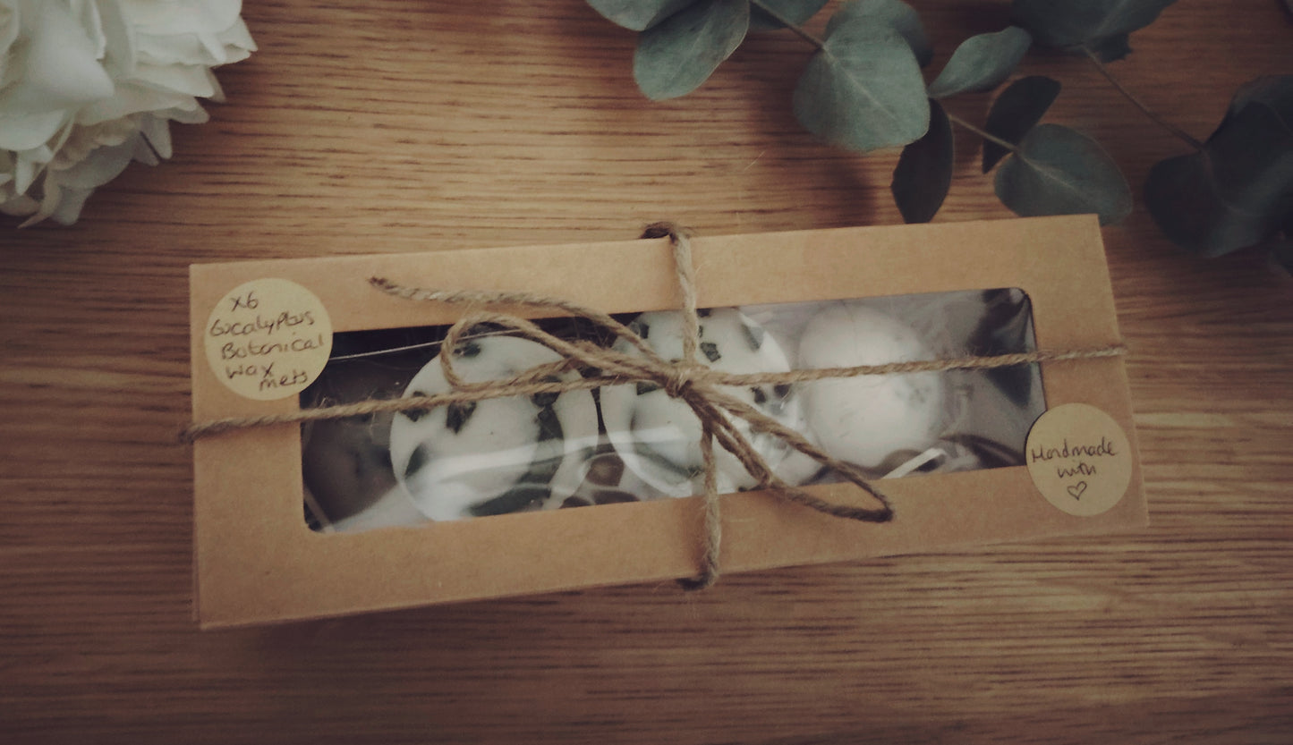 x6 Large Eucalyptus Botanical Wax Melts