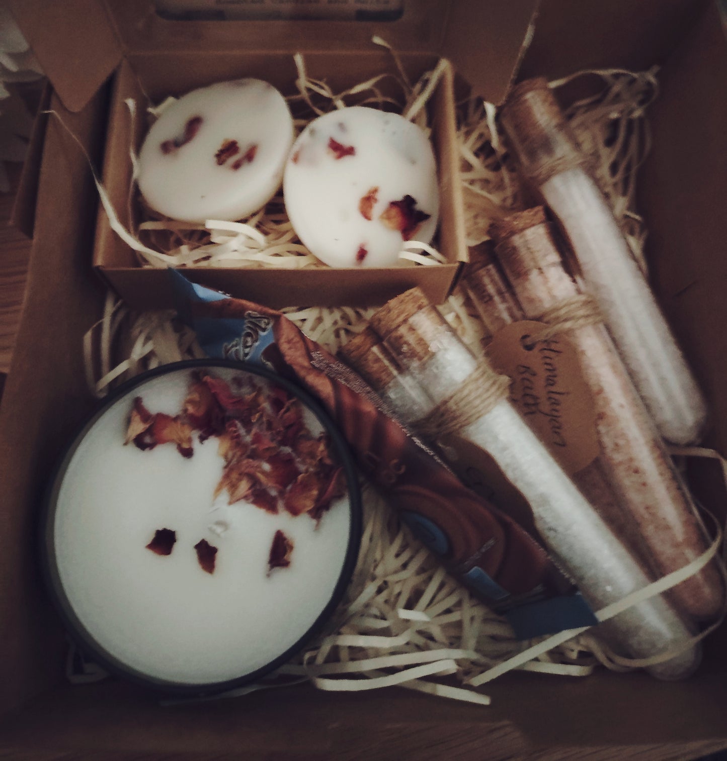Rose Petal Botanical Candle and Wax Melt Gift Set