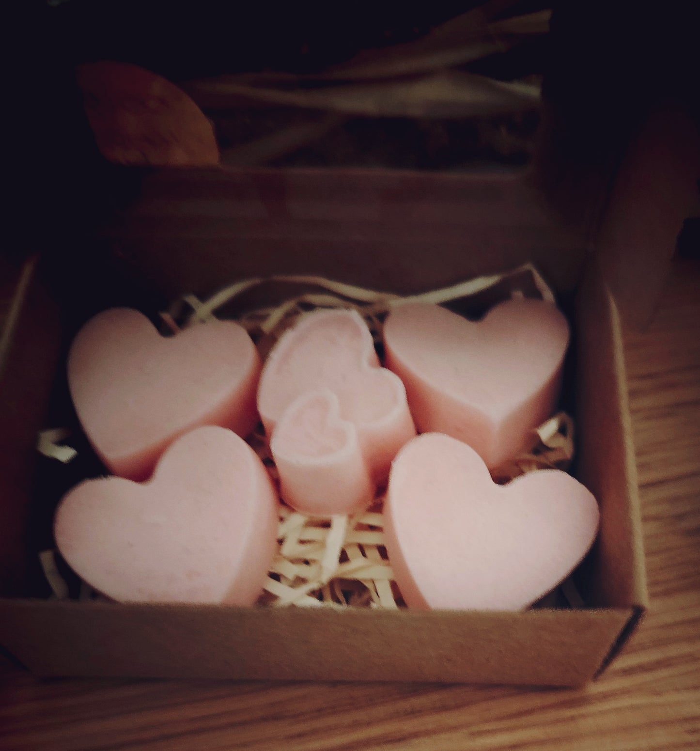 x5 Scented Medium Love Heart Wax Melts