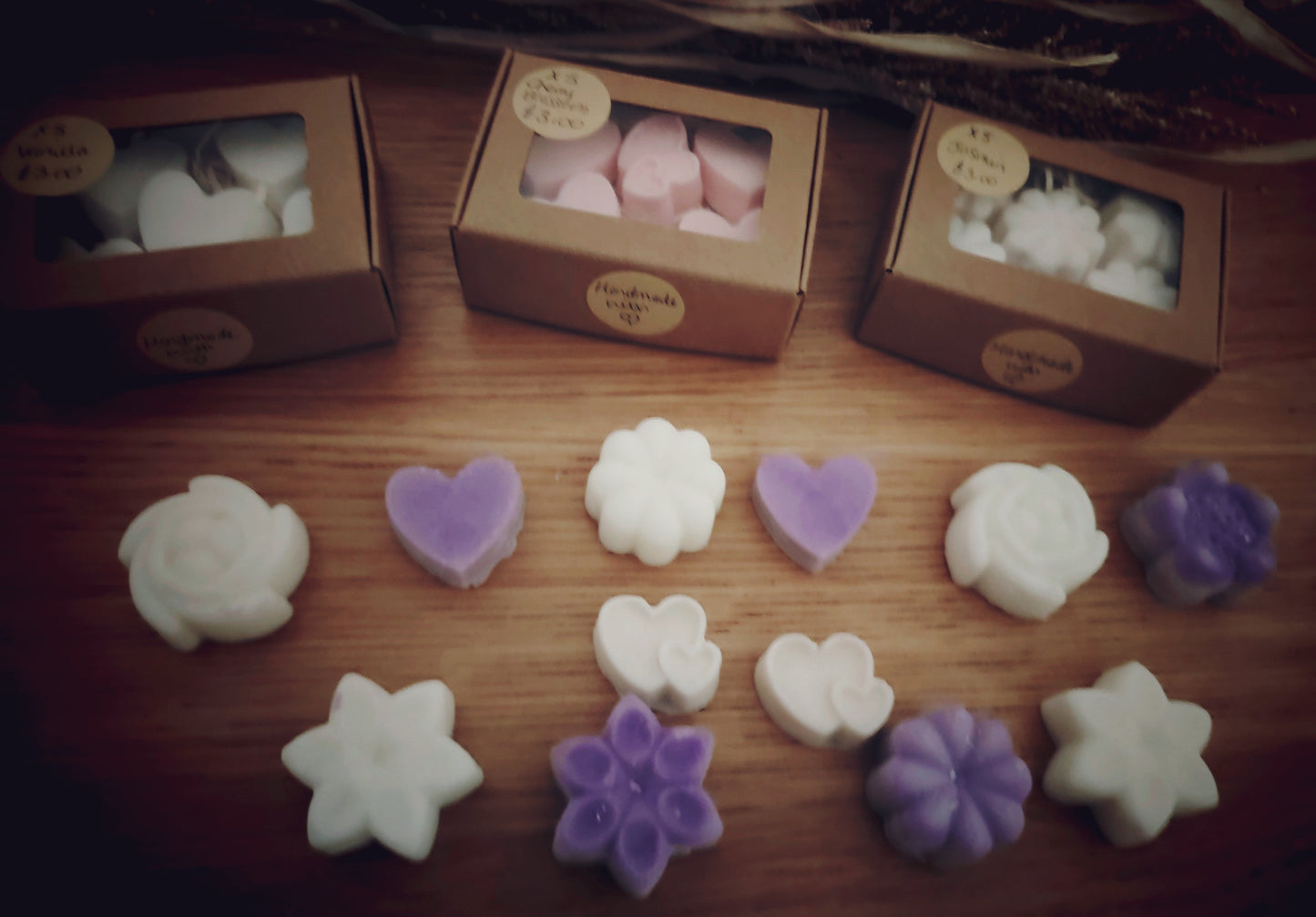 x5 Scented Medium Love Heart Wax Melts