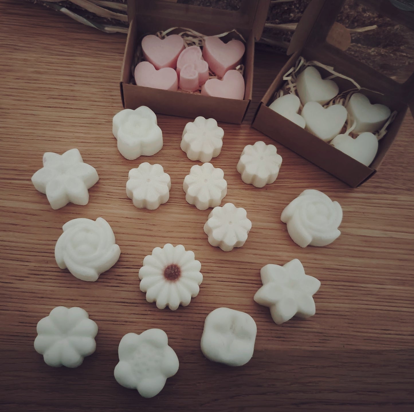 x5 Scented Medium Love Heart Wax Melts