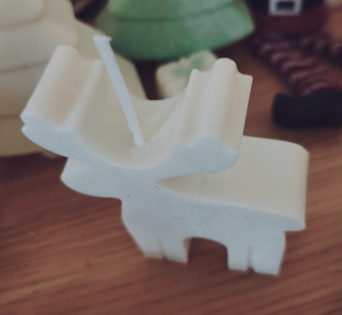 Single Medium Scented Candle Christmas Figures