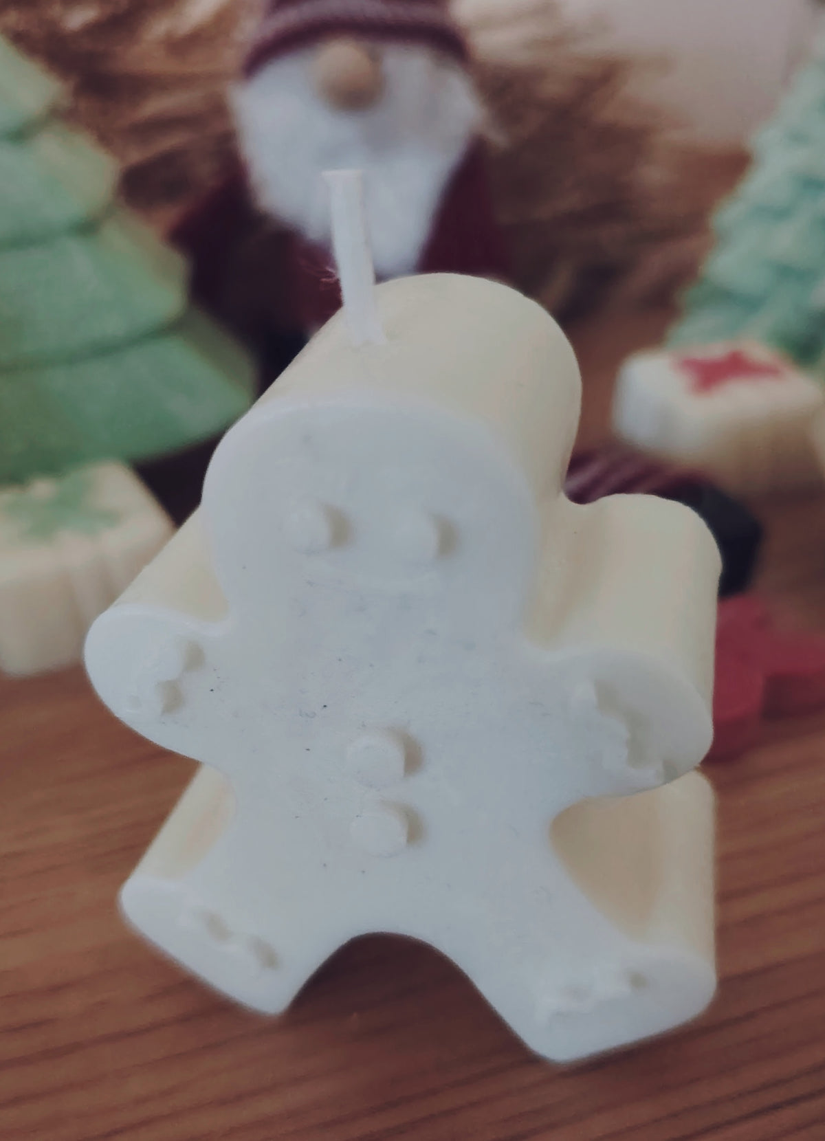 Single Medium Scented Candle Christmas Figures