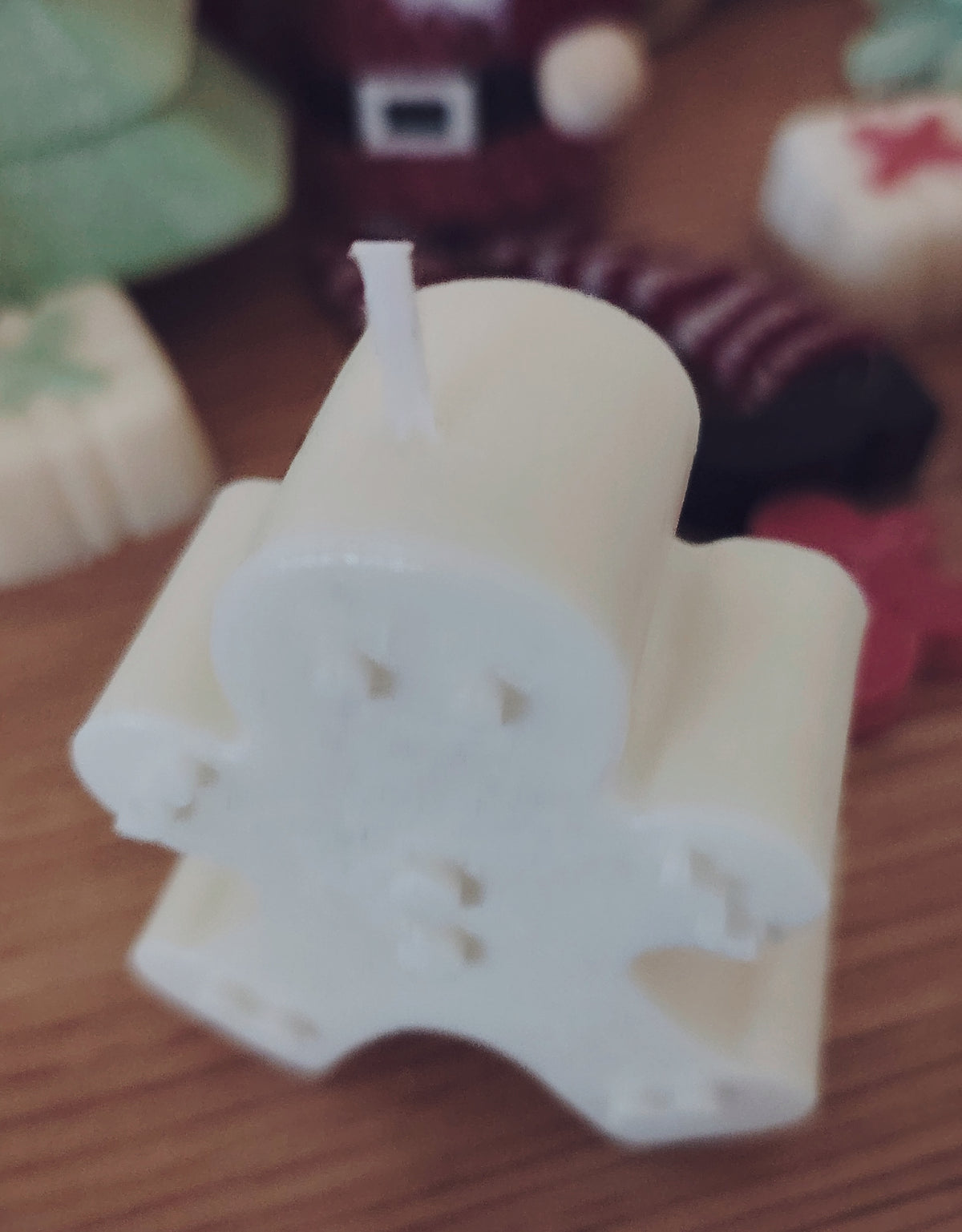 Single Medium Scented Candle Christmas Figures