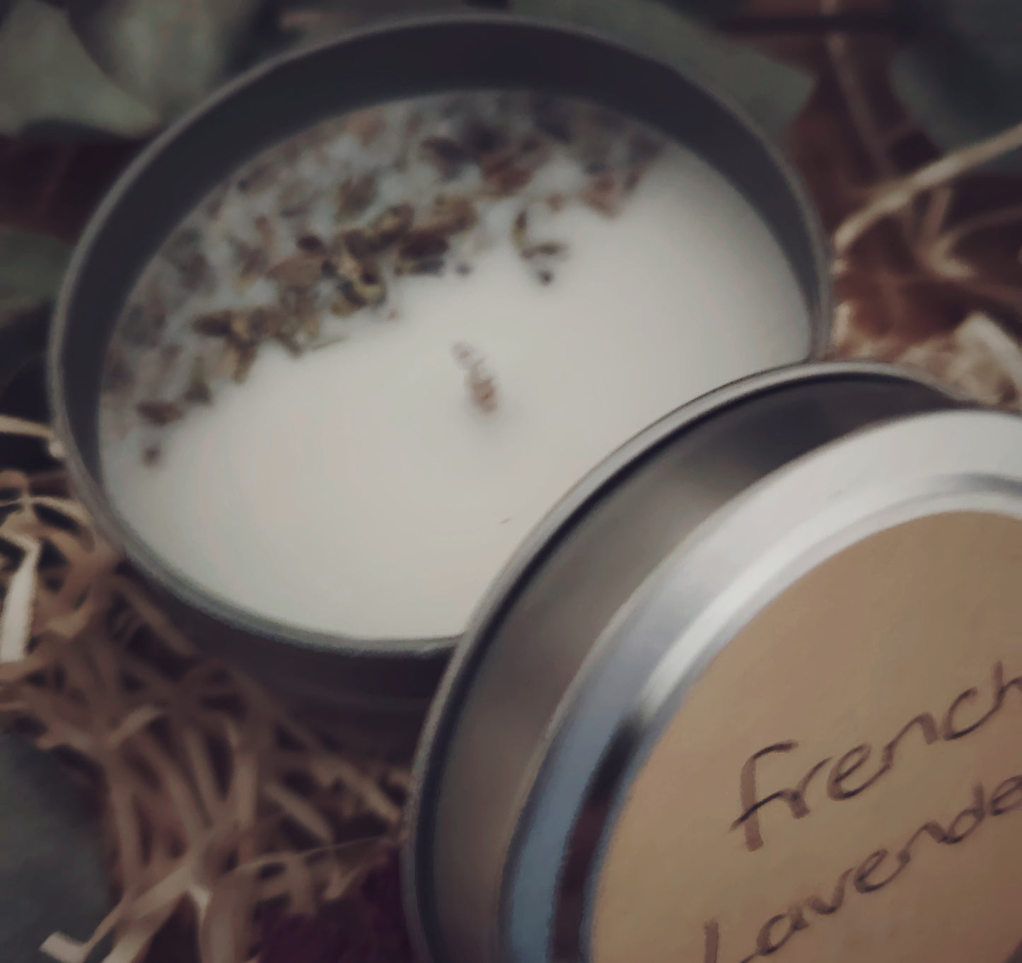 4oz Natural Botanical French Lavender Candle