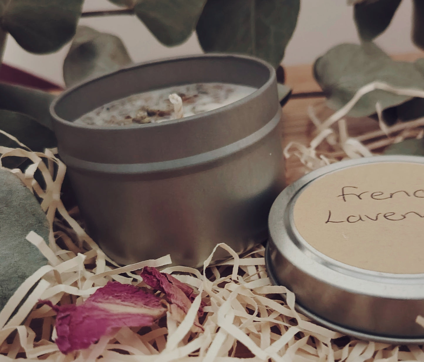 4oz Natural Botanical French Lavender Candle