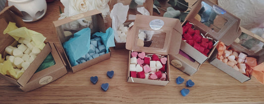 x30 Small Love Heart Scented Wax Melts