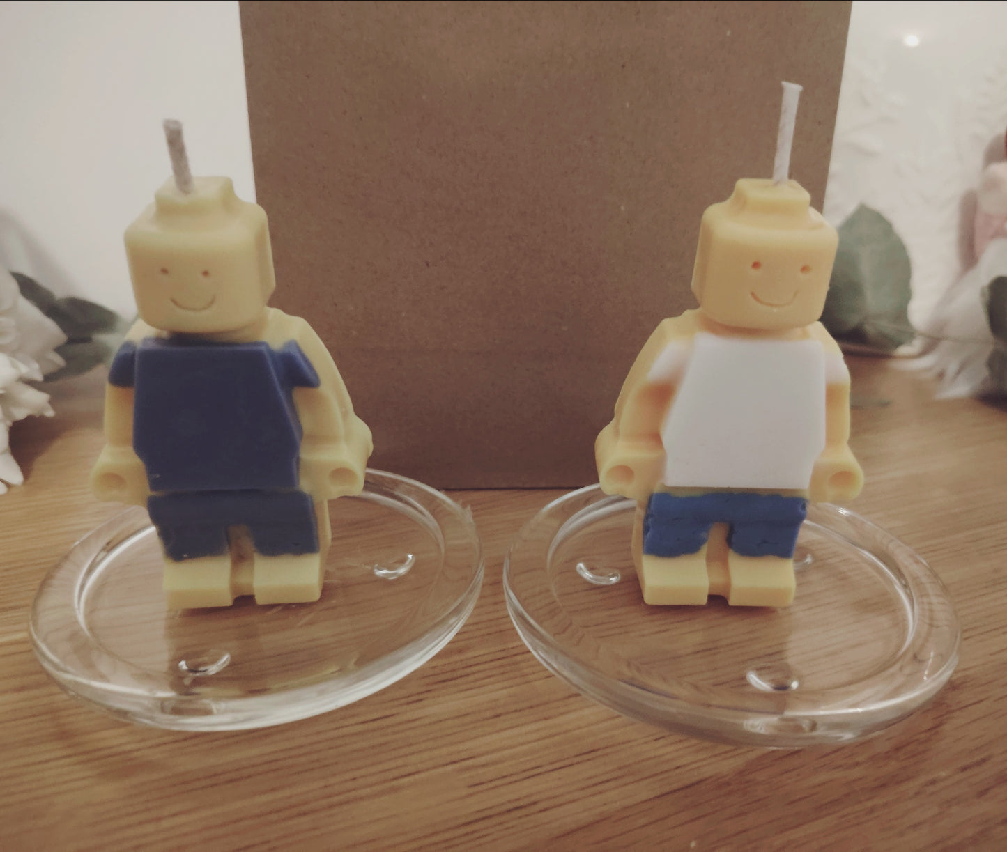 Single Large LEGO Figure Candle