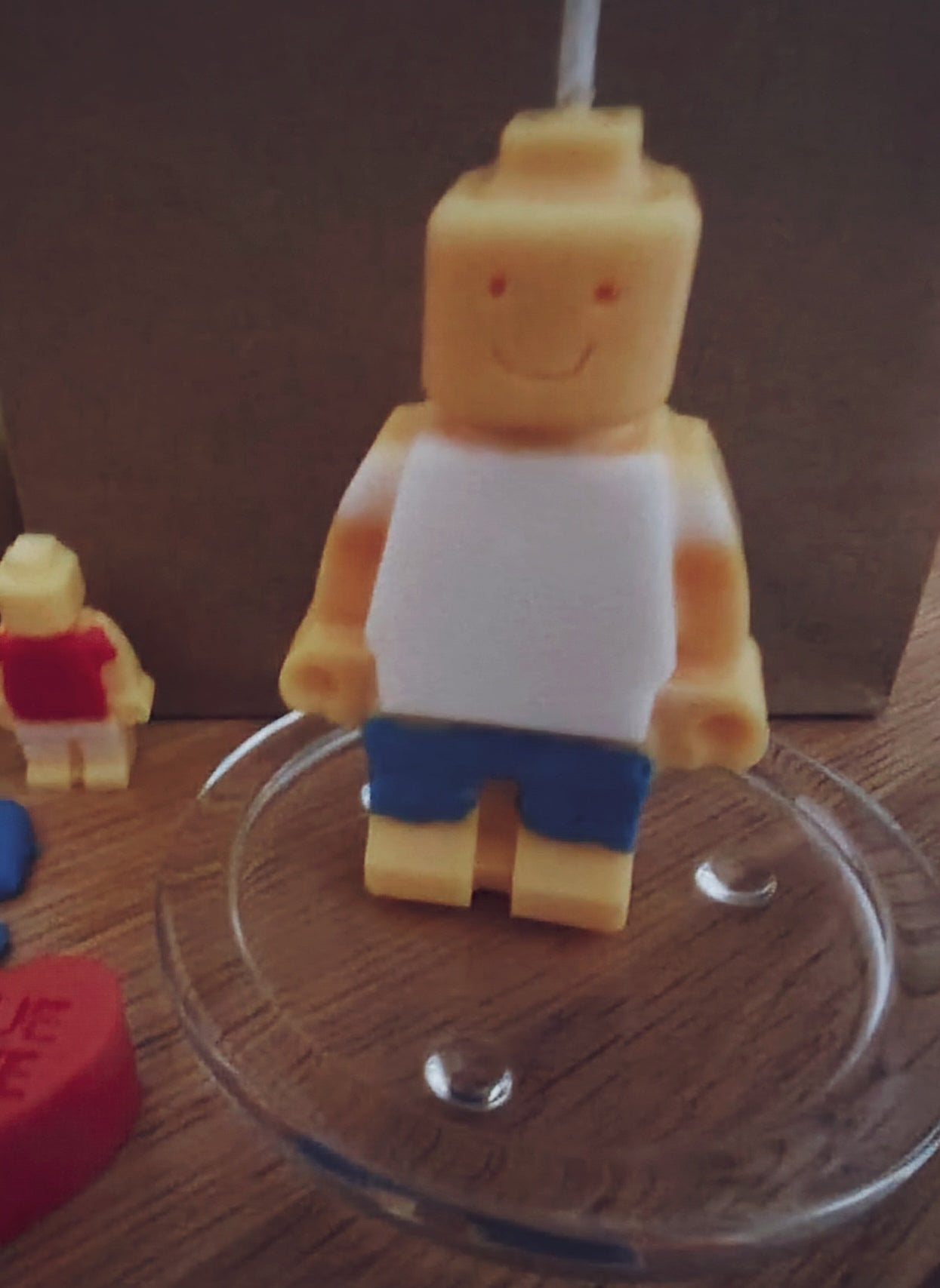 Single Large LEGO Figure Candle